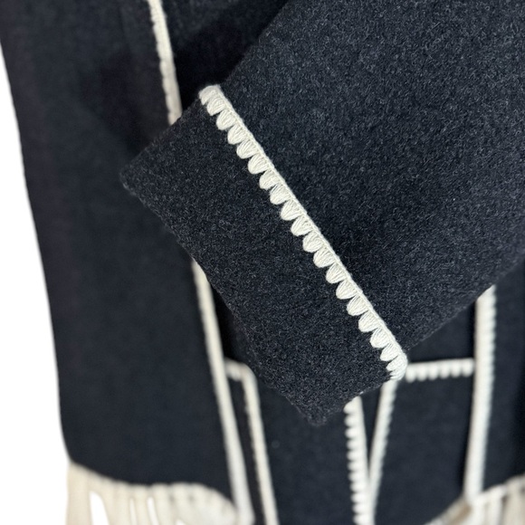 TOTEME Embroidered Scarf Jacket, Size 40 - Picture 10 of 15